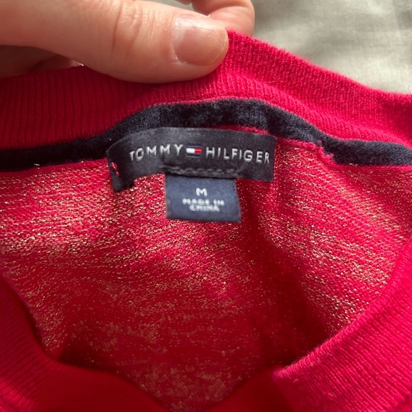 Tommy Hilfiger Pink Sparkle Sweater - Picture 4 of 10